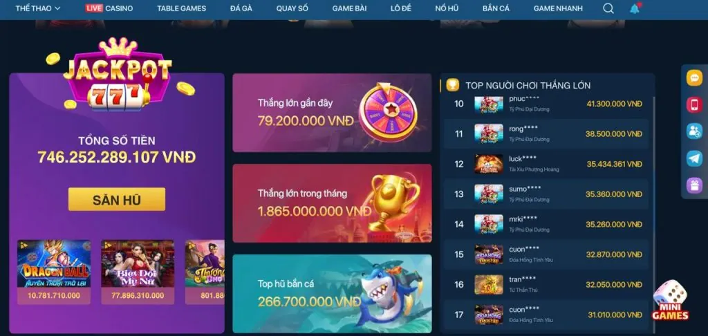 Thưởng nạp tiền hàng ngày HY88